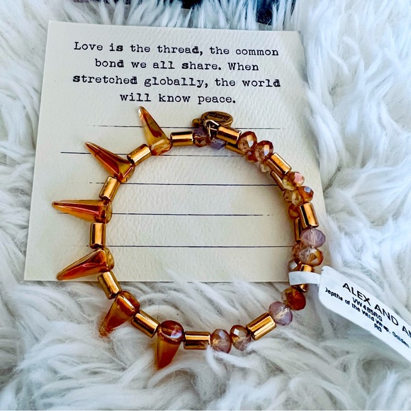 🎁NWT! Alex and Ani Depths of the Wild Golden Aura wrap bracelet - Picture 2 of 7